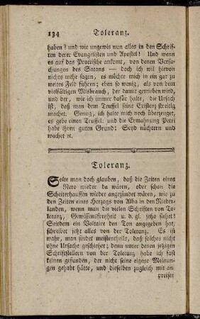Toleranz