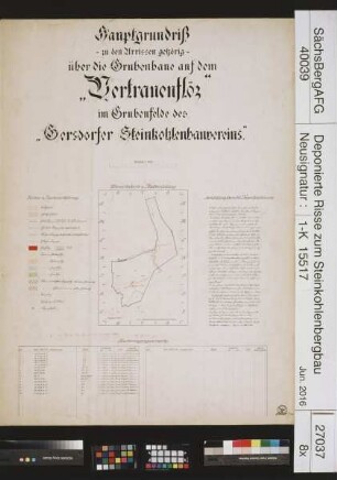 Gersdorfer Steinkohlenbauverein, Baue auf dem Vertrauenflöz (mit Nachbringungen)
