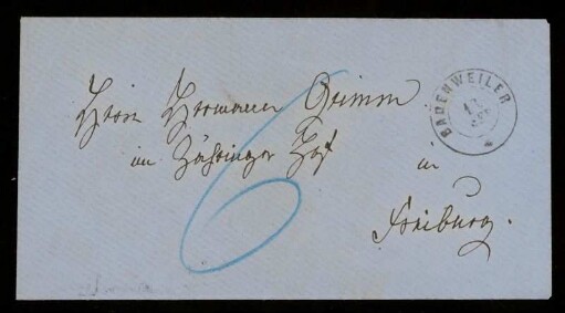 Brief von Dorothea Grimm an Herman Grimm