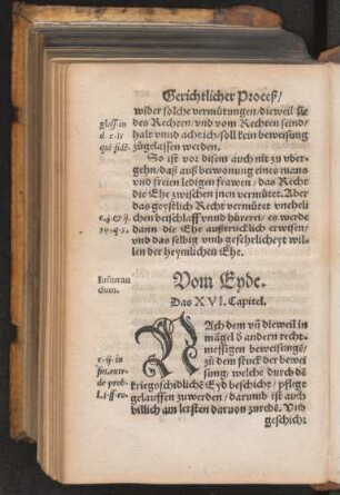Vom Eyde. Das XVI. Capitel.