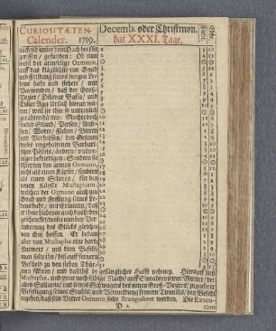 [Die Merckwürdigsten Türckischen Geschichte/ Des vorigen Seculi, von des Sultans grausahmen Execution, des erwürgten Groß-Veziers, des abgesetzten und strangulirten Türckischen Käysers etc.]