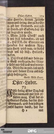 Oster-Lieder.