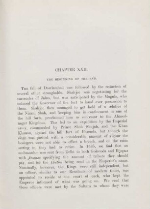 Chapter XXII. The beginning of the end