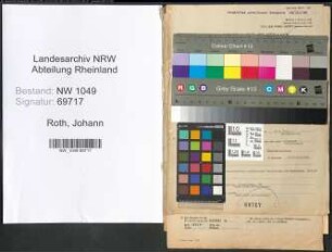Entnazifizierung Johann Roth , geb. 13.10.1900 (Beamter)
