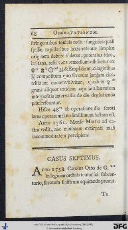 Casus VII.