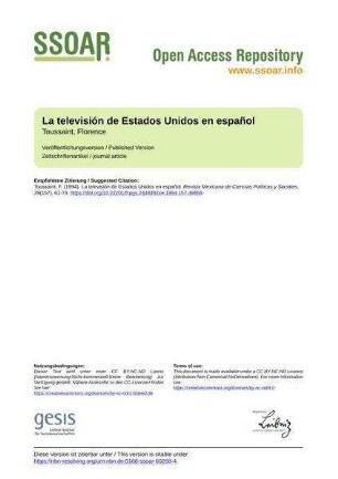 La televisión de Estados Unidos en español