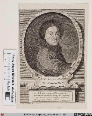 Bildnis Pierre-Louis Moreau de Maupertuis