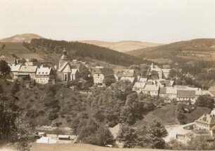 Lauenstein : Lauenstein, Stadt und Schloss Lauenstein von Nordosten