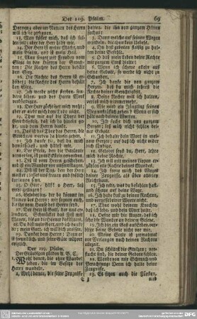 Der 119. Psalm
