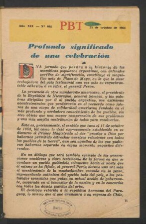 Profundo significado de una celebración