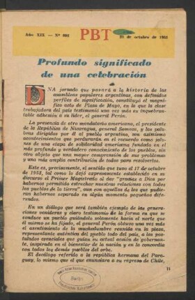 Profundo significado de una celebración