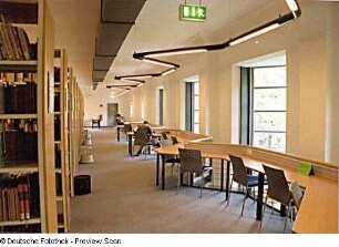 Sächsische Landesbibliothek - Staats- und Universitätsbibliothek Dresden, Zweigbibliothek Erziehungswissenschaften. Lesebereich Obergeschoss