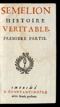 Semelion : Histoire Veritable