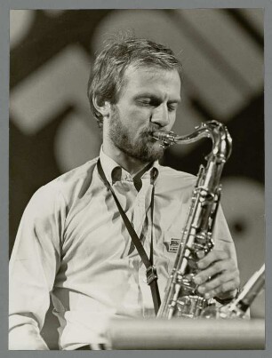 Andrzej Olejniczak : Portrait des Saxophonisten Andrzej Olejniczak im Kulturpalast beim Jazz Jamboree Warschau 1980
