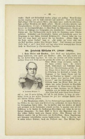 30. Friedrich Wilhelm IV. (1840-1861)