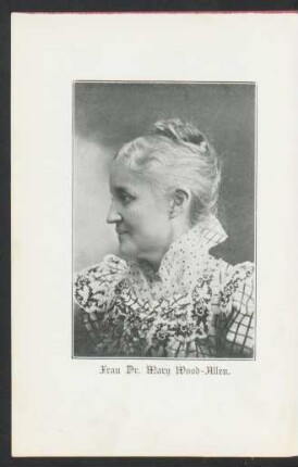 Portrait: Dr. Mary Wood-Allen