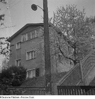 Aufnahmen von Hildegard Jäckels Haus in der Plattleite 25, Dresden-Weißer Hirsch