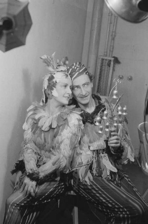 Szenenbilder aus der Oper "Die Zauberflöte" von Wolfgang Amadeus Mozart an der Deutschen Staatsoper Berlin