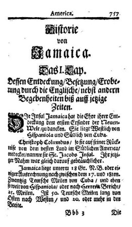 Historie von Jamaica
