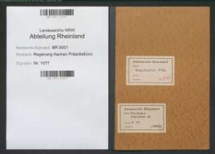 Wirtschaftlicher Lagebericht für Juni und Juli 1937 Regierungsbezirk Aachen.
