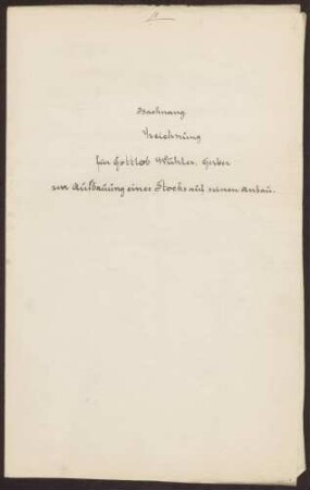 Wühler, Gottlob, Rotgerber Aufstockung des Anbaus