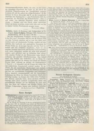 253 [Rezension] Schlatter, Adolf, Sechs Predigten