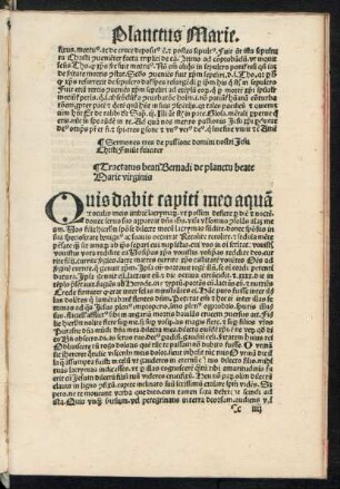 Tractatus beati Bernadi de planctu beatae Mariae virginis