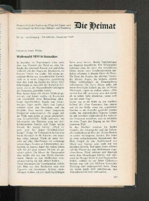 Weihnacht 1914 in Issoudun