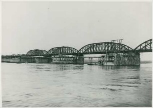 Eisenbahnbrücke über die Havel, Rathenow, 1924-1925