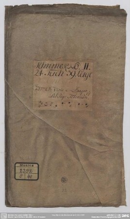 Suites - Mus.2392-O-40 : strings, woodwinds, bc - b; TWV 55:h 1