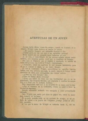 Aventuras de un joven