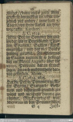 A. C. 1624. 1625