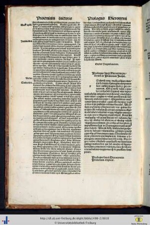 Prologus Hieronymi in Psalterium.