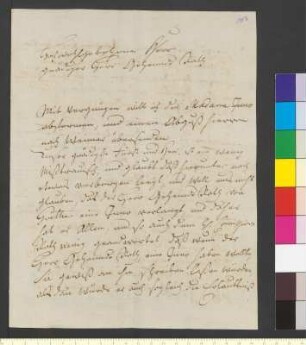 Brief von Doell, Friedrich Wilhelm Eugen an Goethe, Johann Wolfgang von