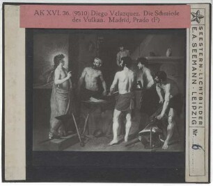 Velázquez, Apollo in der Schmiede des Vulkan (Madrid Prado P001171)