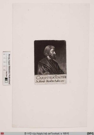 Bildnis Christian Schopper (I)