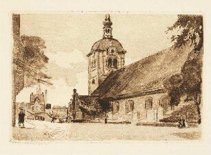 Flensburg - Nordermarkt mit St.Marien-Kirche