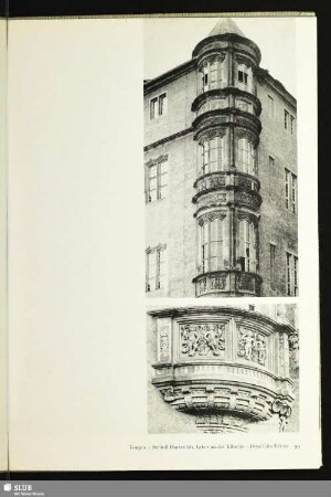 Torgau · Schloß Hartenfels, Erker an der Elbseite
