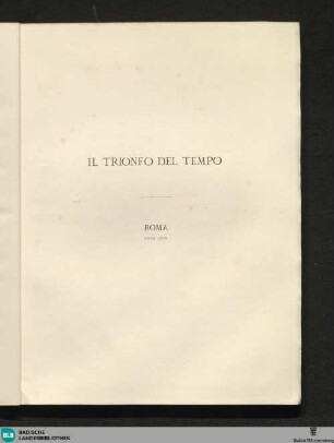 24: Il trionfo del tempo