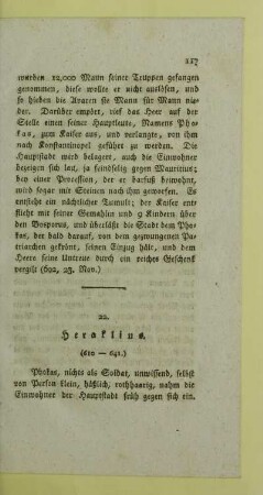 22. Heraklius. (610-641)