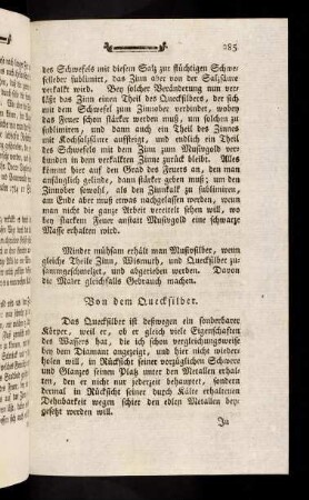 285-293, Von dem Quecksilber