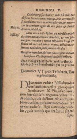 Dominica VI. post Trinitatis ...