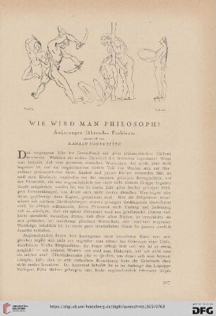 5: Wie wird man Philosoph? : Äußerungen führender Fachleute