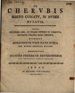 De cherubis, irrito conatu in nubes mutatis