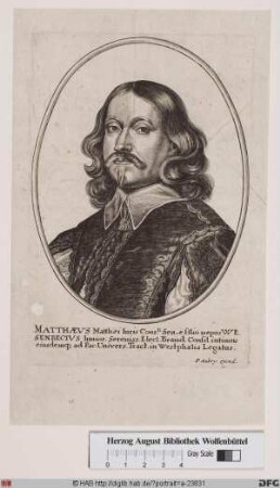 Bildnis Matthäus Wesenbeck d. J. (1650 von)