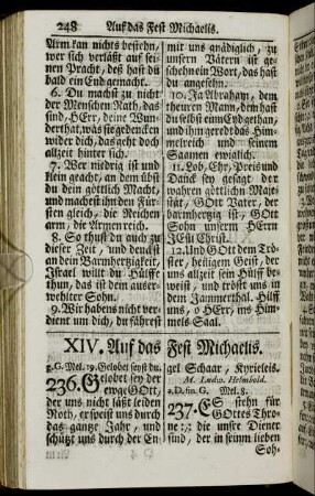 XIV. Auf das Fest Michaelis.