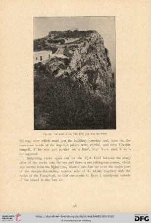 Fig. 25. The ruins of the Villa Jovis seen from the South