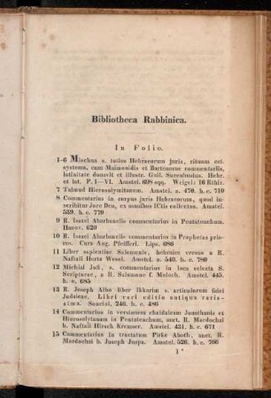 Bibliotheca Rabbinica