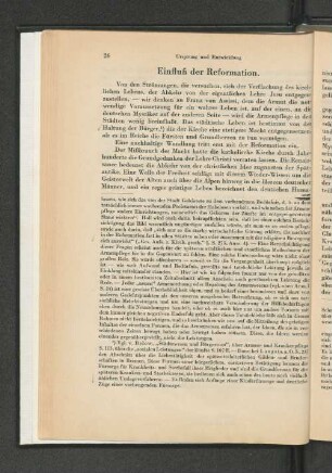 Einfluß der Reformation.