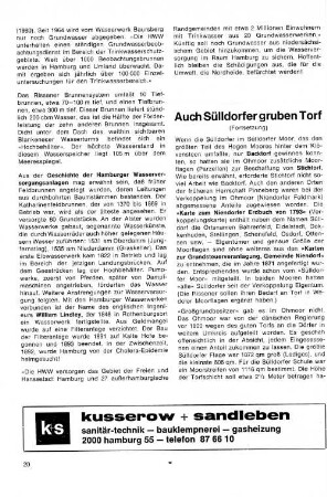 Auch Sülldorfer gruben Torf : (Fortsetzung)